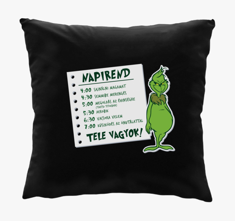 Grincs napirend blazina