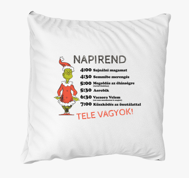 Grinch napirend blazina