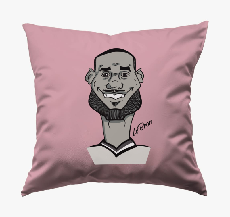 LeBron caricature blazina