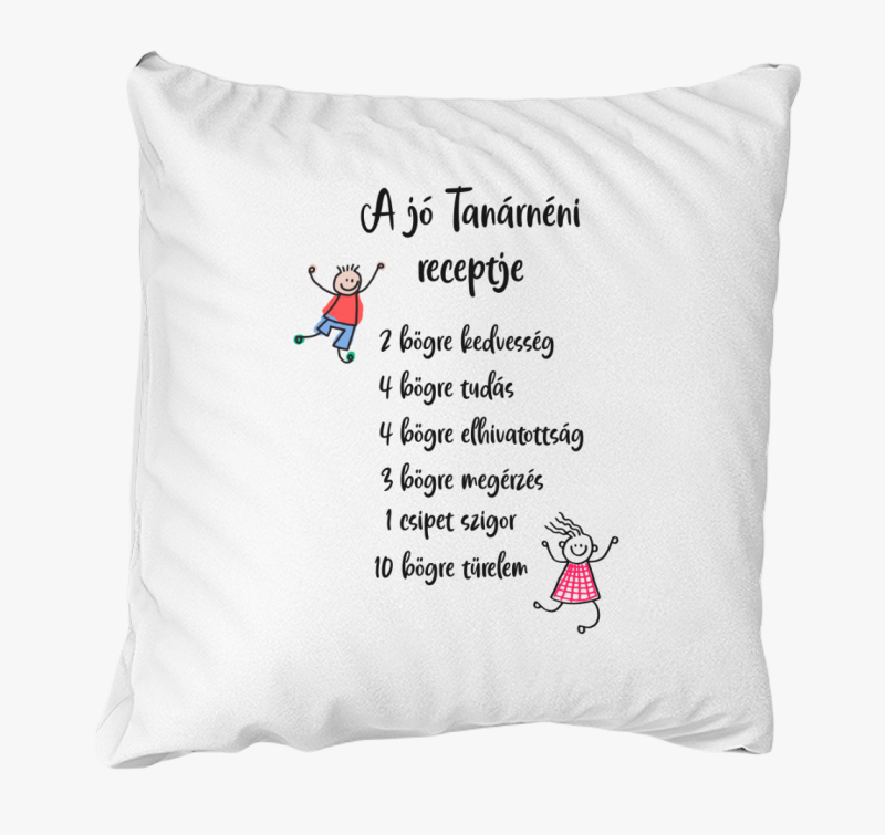 Učitelj receptje blazina