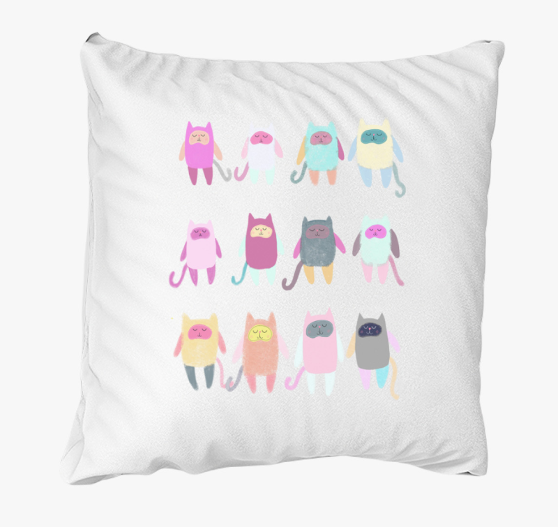 Majhne mucke - blazina za vse mačje navdušence