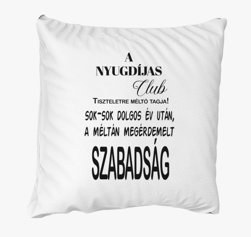 upokojeni sem blazina