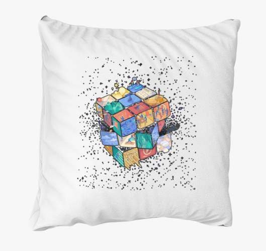 Rubik kocka rejtelmei blazina