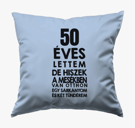 X lettem, de hiszek blazina