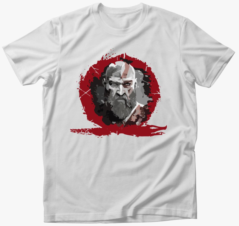 God of war kratos face majica