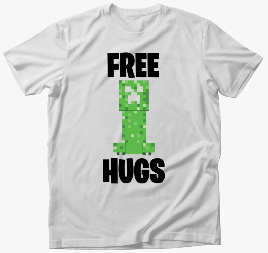 Minecraft free hug majica