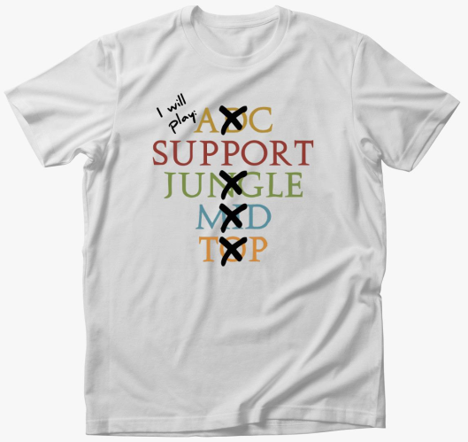 I will play support majica