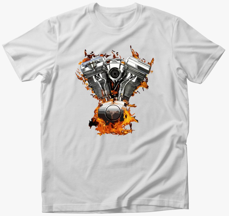 Flamming V motor majica