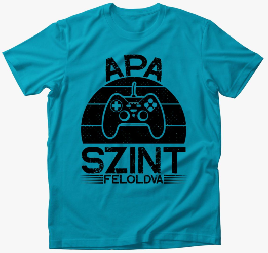 Gamer oče szint feloldva majic...