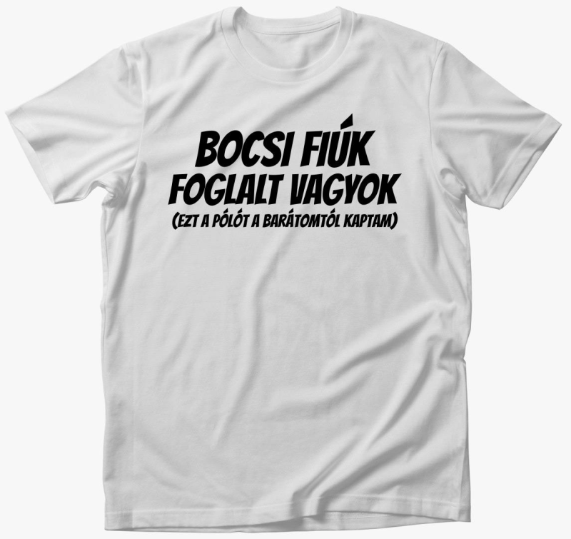 Bocsi foglalt sem majica