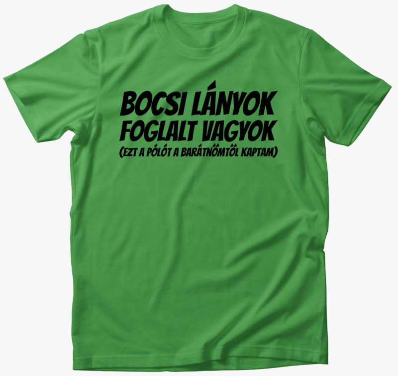 Bocsi foglalt sem majica