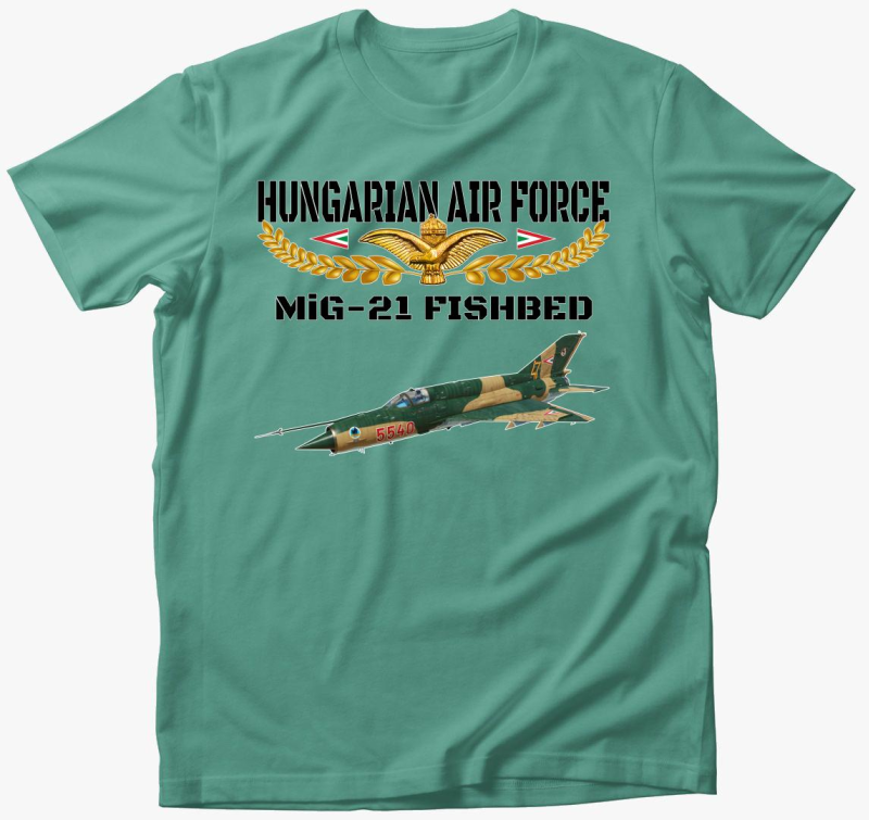 Aranysas MiG-21 majica