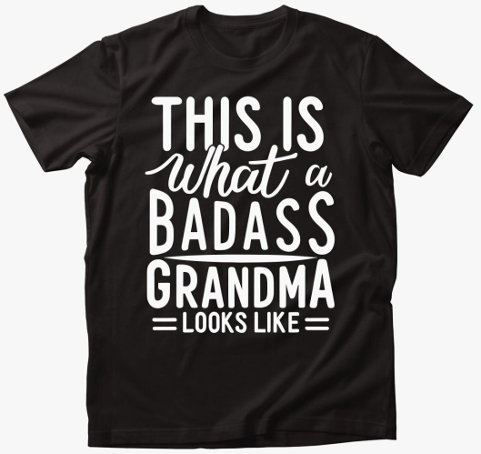 Badass Grandma look majica