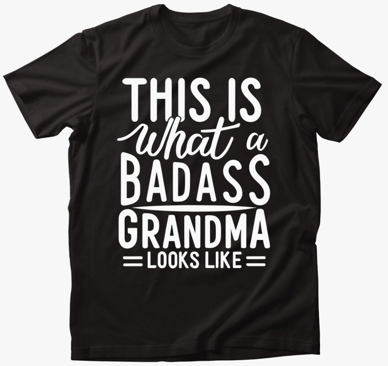 Badass Grandma look majica