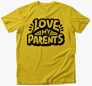 Love my Parents črna
