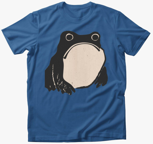 Sad frog vintage majica