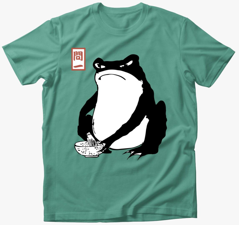 Unimpressed frog majica