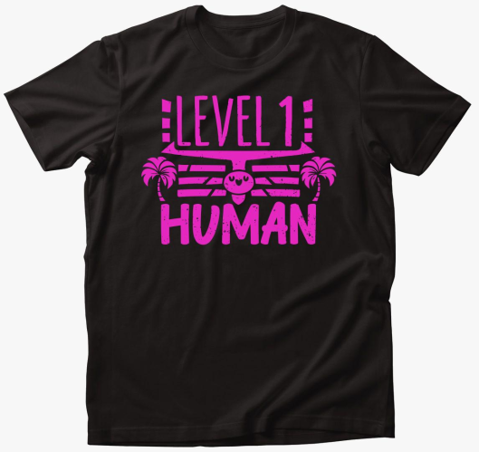 Level 1 Human pink majica