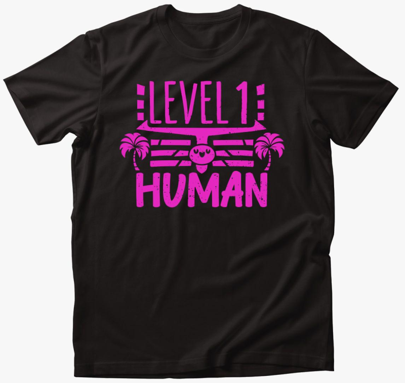 Level 1 Human pink majica