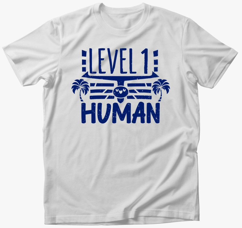 Level 1 Human modra majica