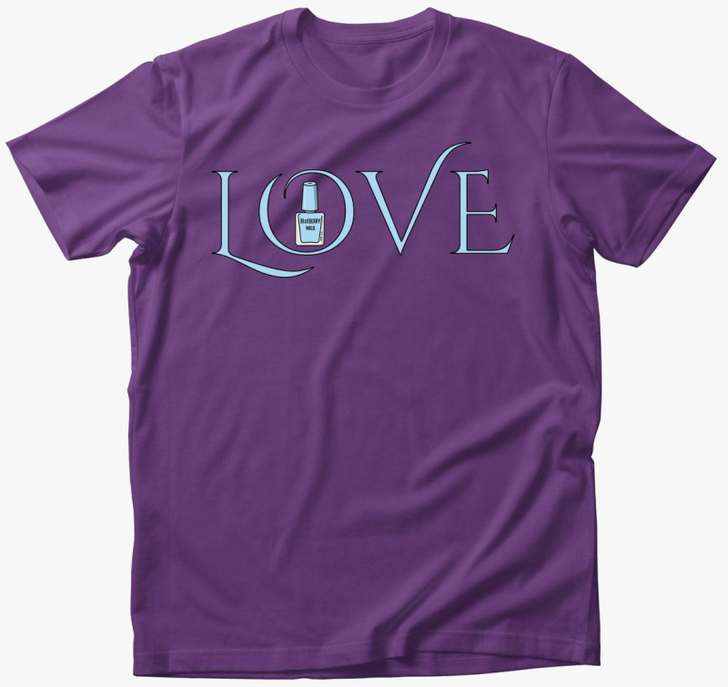 Love blueberry nails majica