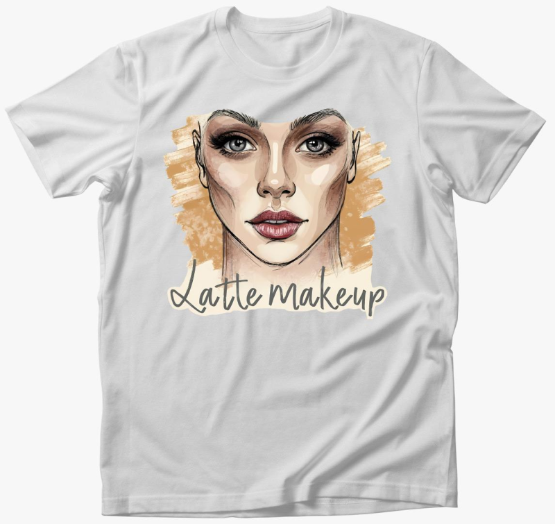 Latte makeup art majica