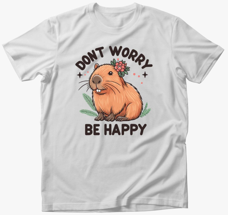 dont worry capybara majica