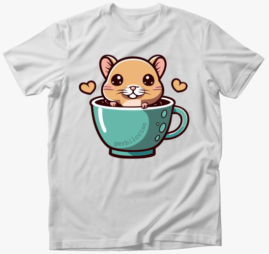 Gerbilccino majica