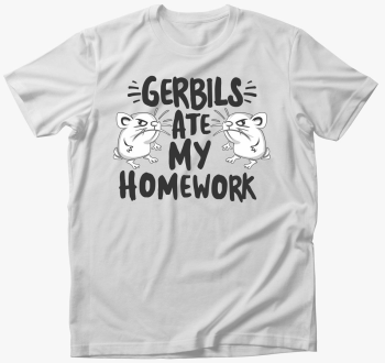 Gerbils ate homework
