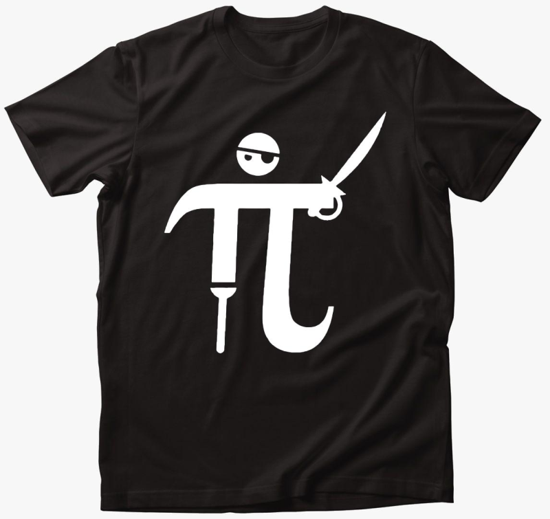 Pirate Pi smešno majica