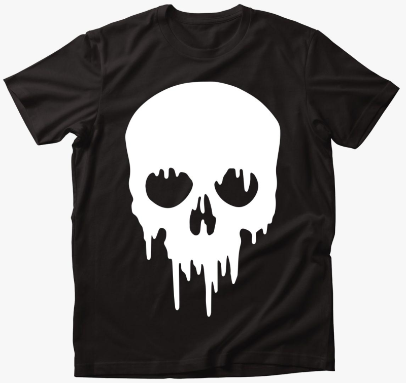 Koponya Zombi majica