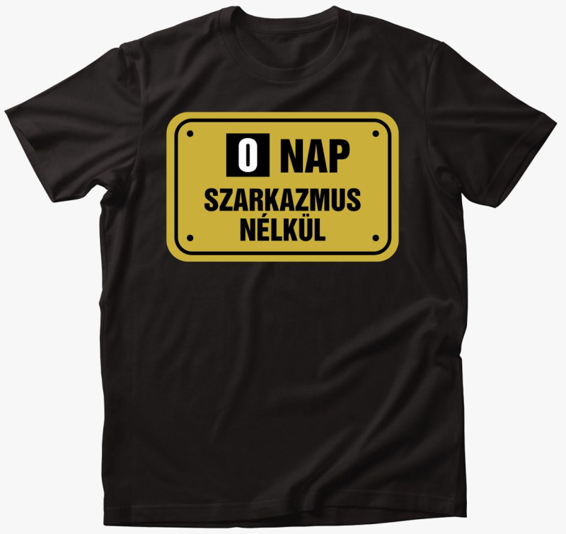 Szarkazmus smešno majica