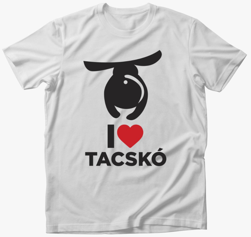 I love design divat majica