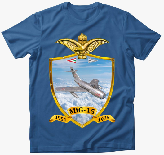 Pajzs MiG-15 majica