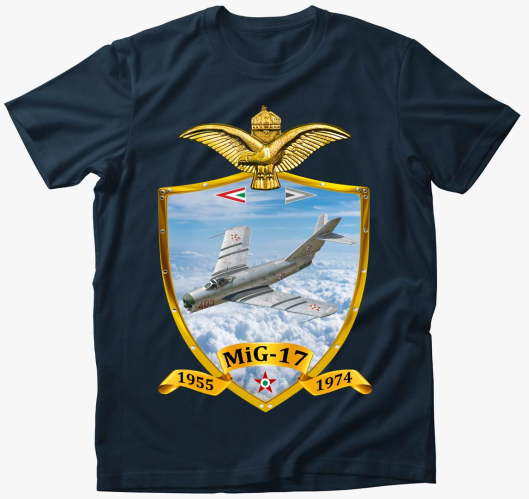 Pajzs MiG-17 majica