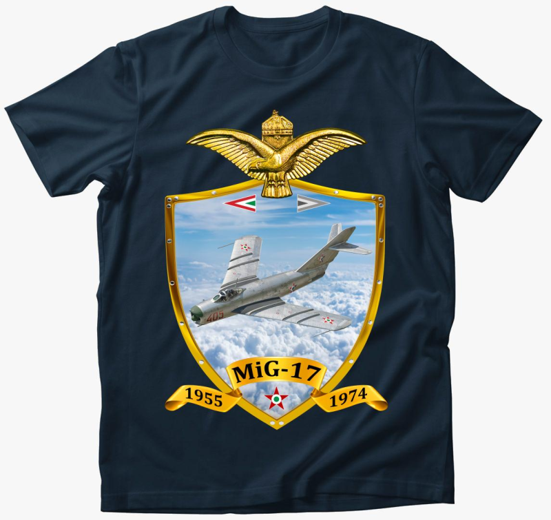 Pajzs MiG-17 majica