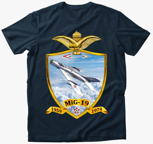 Pajzs MiG-19 majica