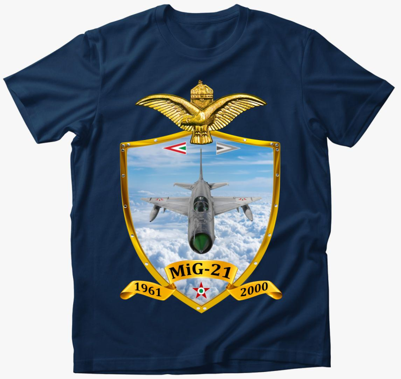 Pajzs MiG-21 majica