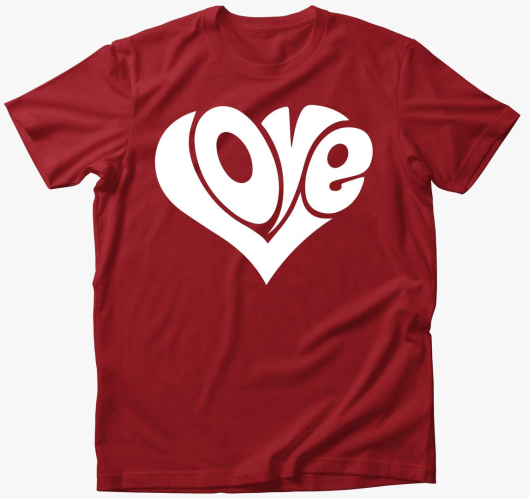 Love ljubezen majica