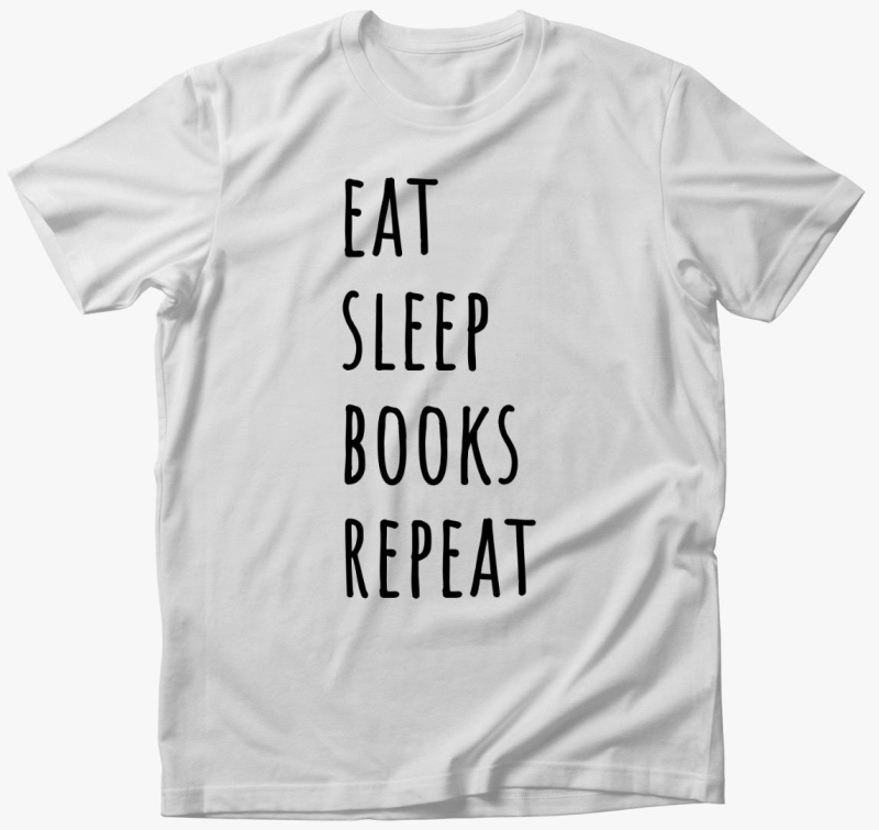 Eat Sleep Books majica