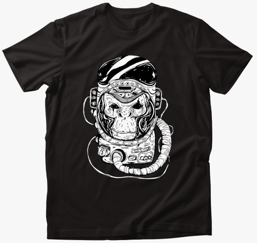 Space monkey majica