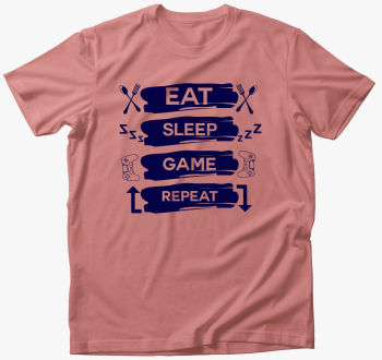 Eat sleep game repea