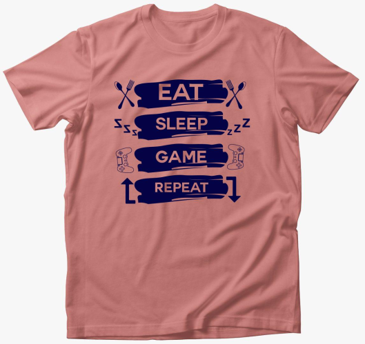 Eat sleep game repeat majica