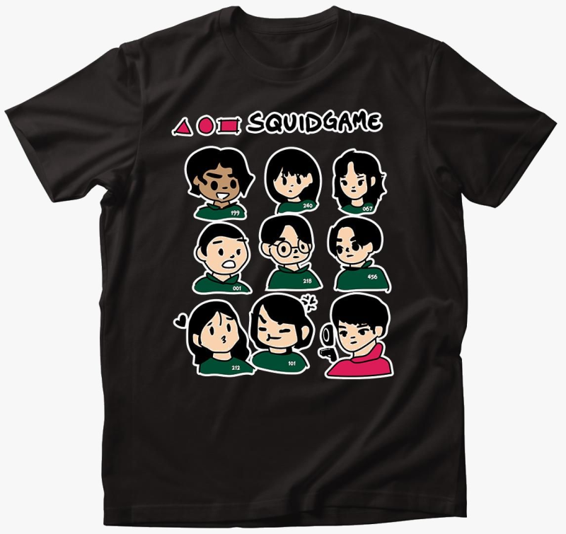 Squid game Chibi majica