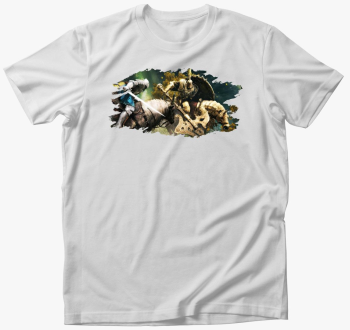 Elden Ring harci jelenet majica