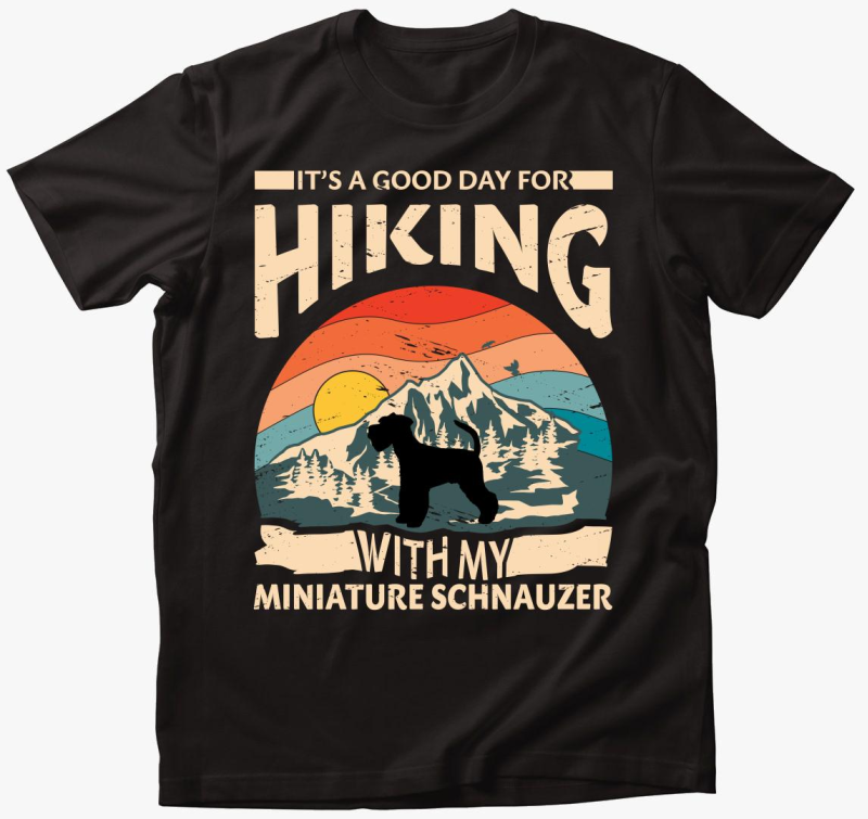 Schnauzer hiking majica