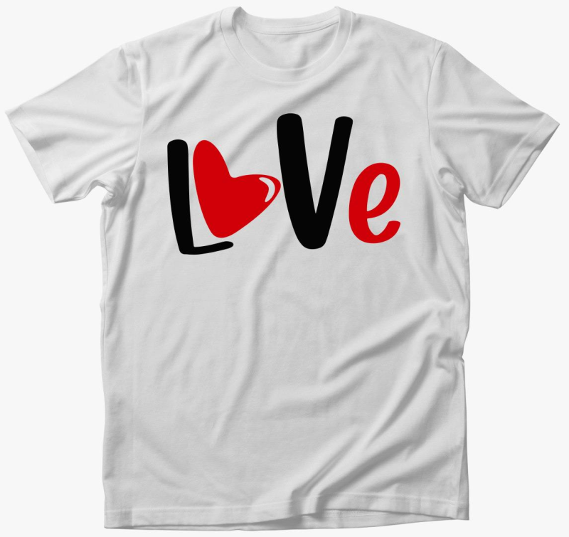 Love felirat majica