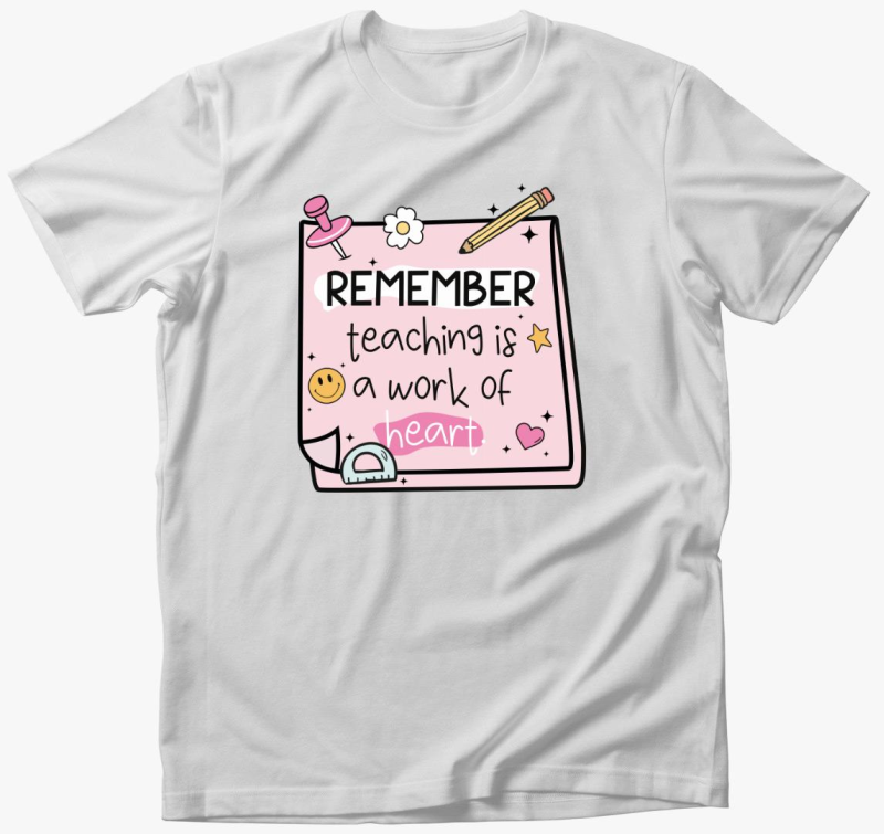 Teacher reminder heart majica