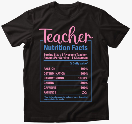 Teacher ingredients majica