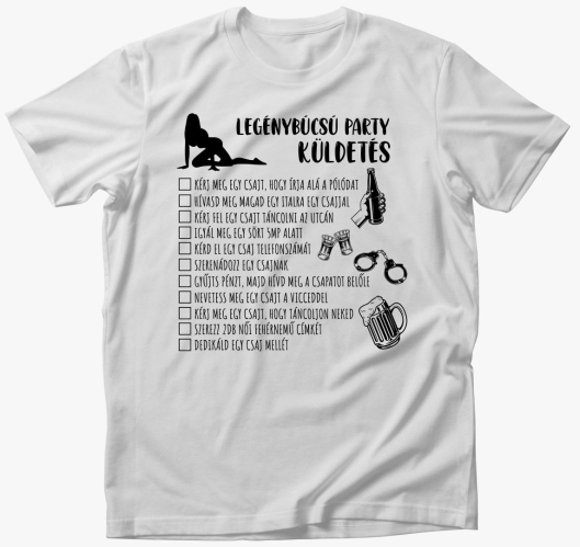 party feladatok majica